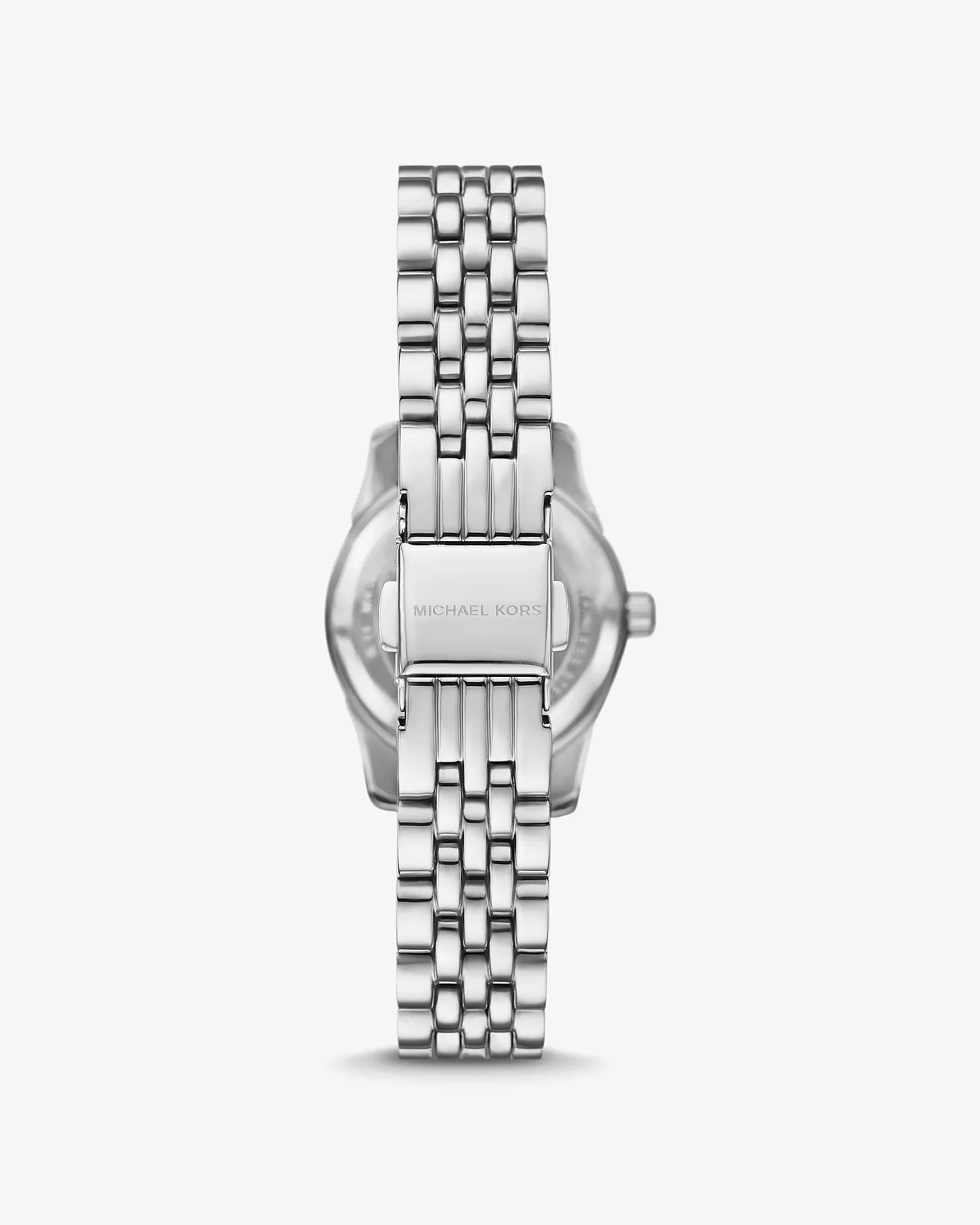 Часы Michael Kors Petite Lexington с паве серебристого цвета — 3