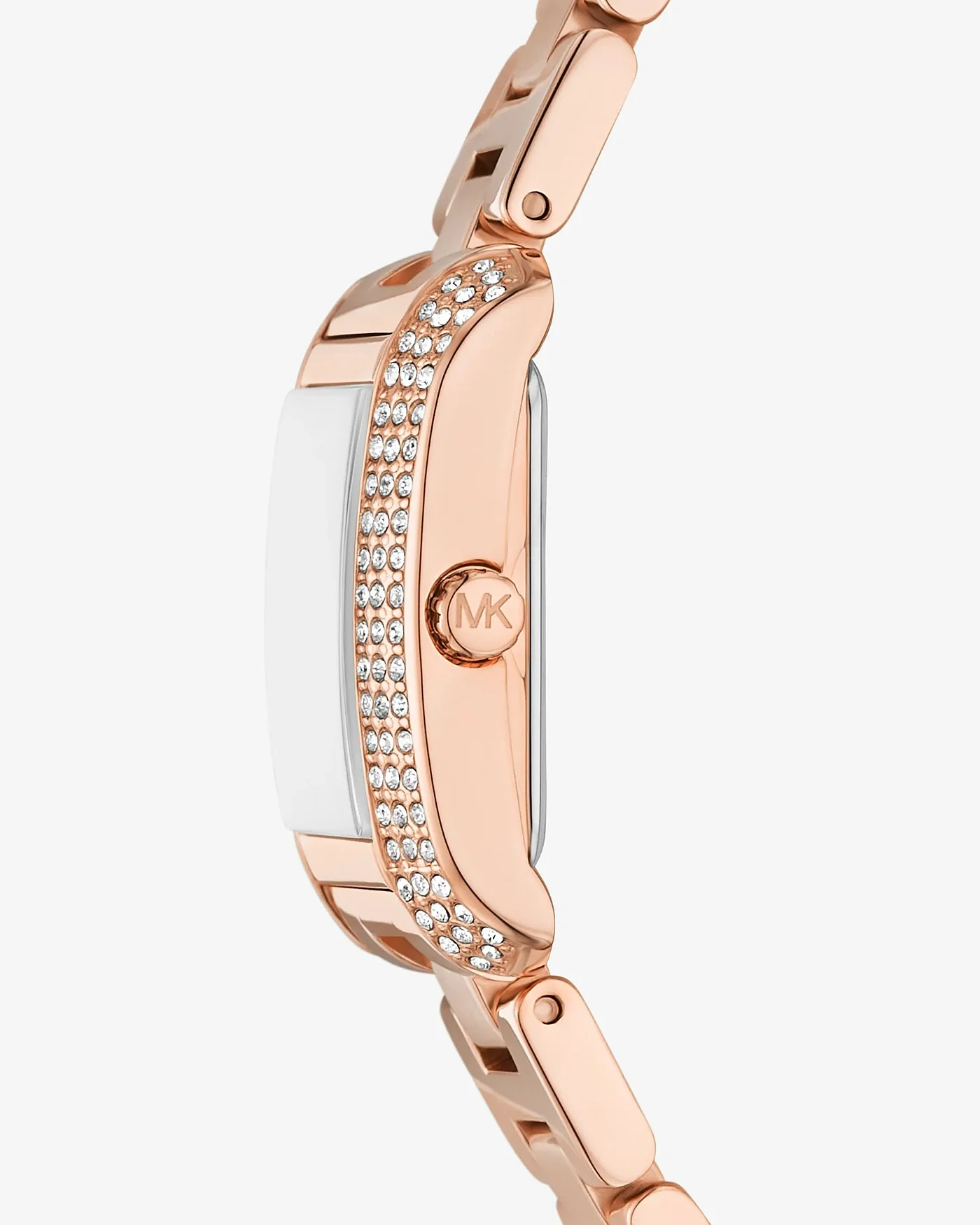 Часы Michael Kors Mini Emery Pavé розово-золотистые — 2
