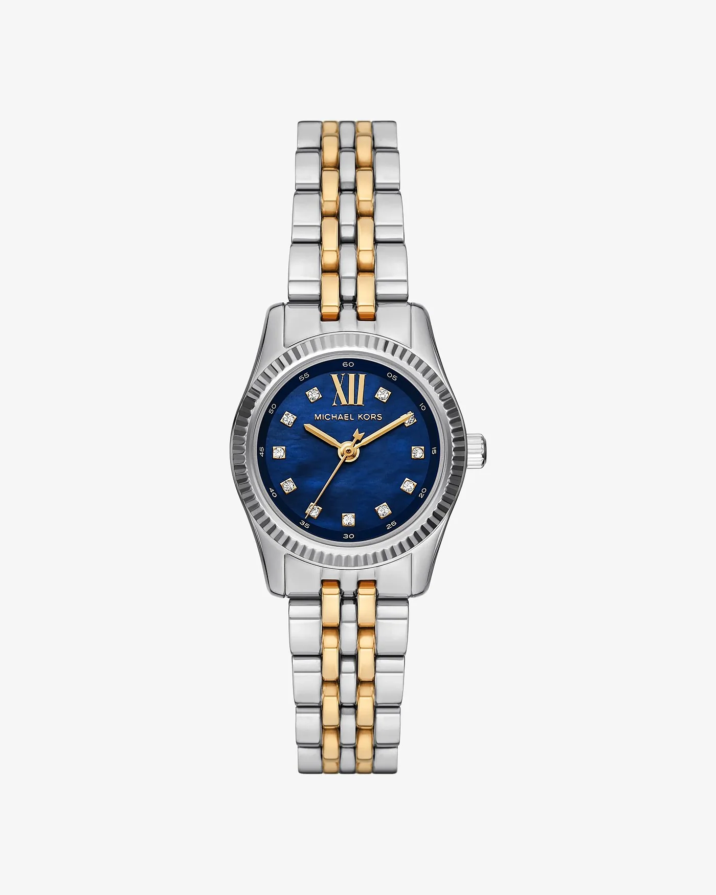 Часы Michael Kors Mini Lexington с паве, двухцветные — 1