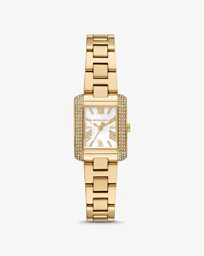 Часы Michael Kors Mini Emery Pavé золотистые