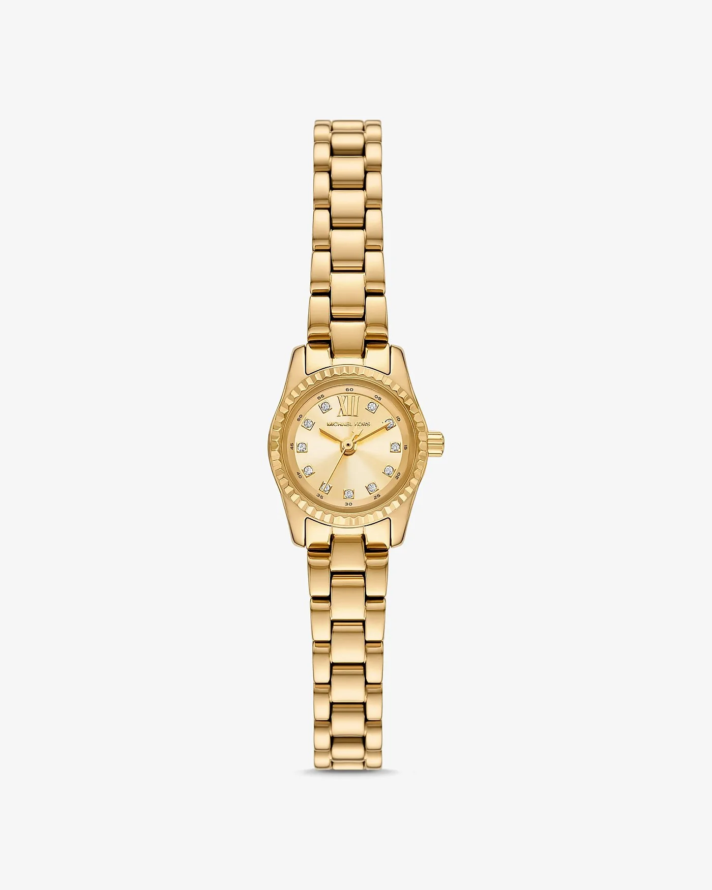 Часы Michael Kors Mini Lexington с паве, золотистые — 1