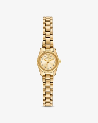 Часы Michael Kors Mini Lexington с паве, золотистые