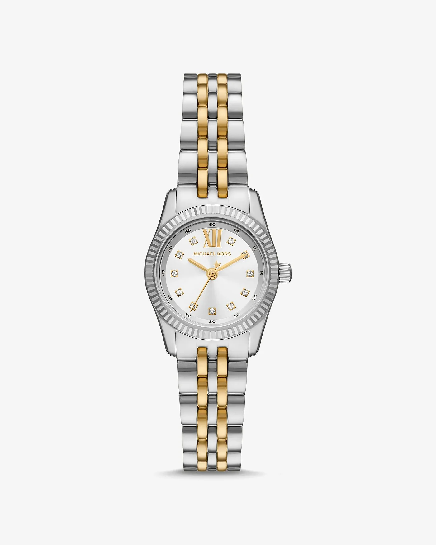 Часы Michael Kors Petite Lexington Pavé двухцветные — 1