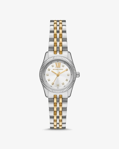 Часы Michael Kors Petite Lexington Pavé двухцветные