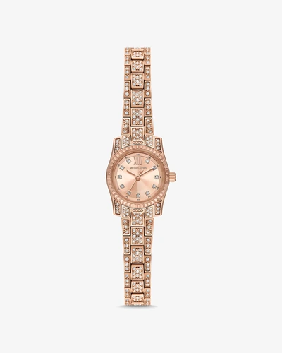 Часы Michael Kors Mini Lexington с паве в оттенке розового золота