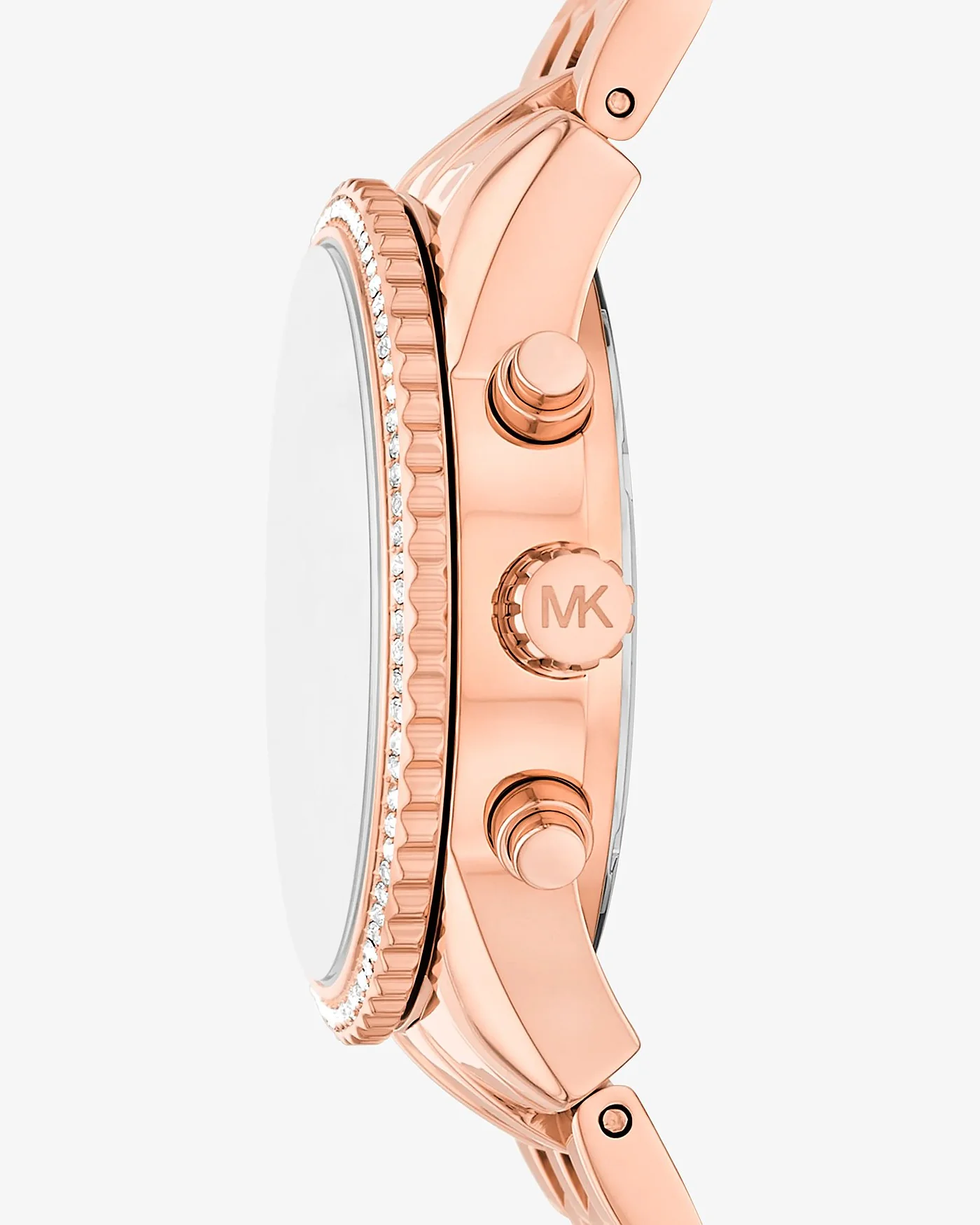 Часы Michael Kors Mini Bryant с паве, розово-золотые — 2
