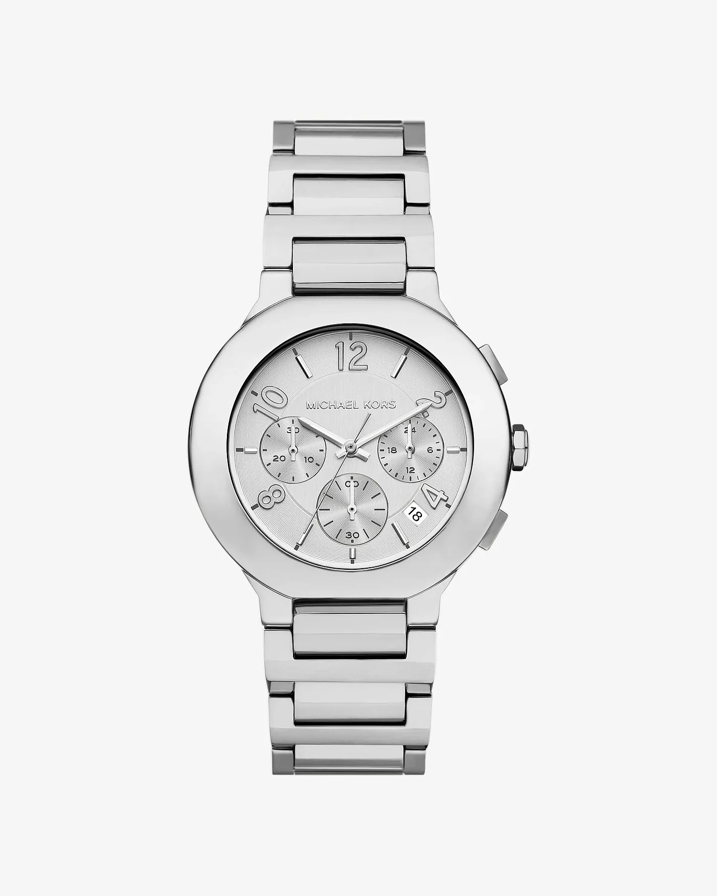 Часы Michael Kors Gramercy увеличенные, серебристые — 1