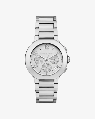 Часы Michael Kors Gramercy увеличенные, серебристые