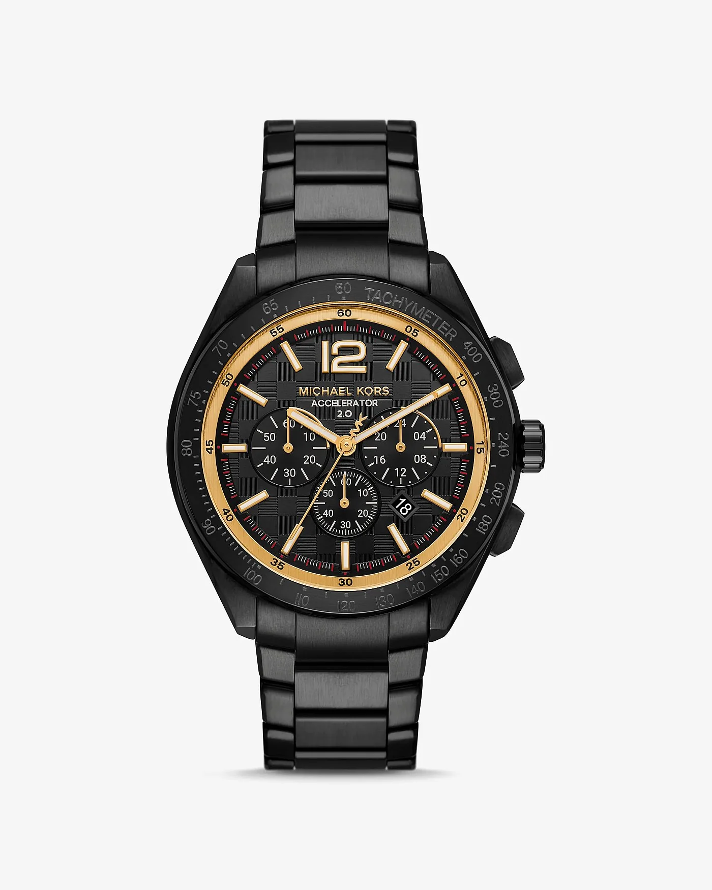 Мужские часы Michael Kors Oversized Accelerator 2.0 чёрного цвета — 1