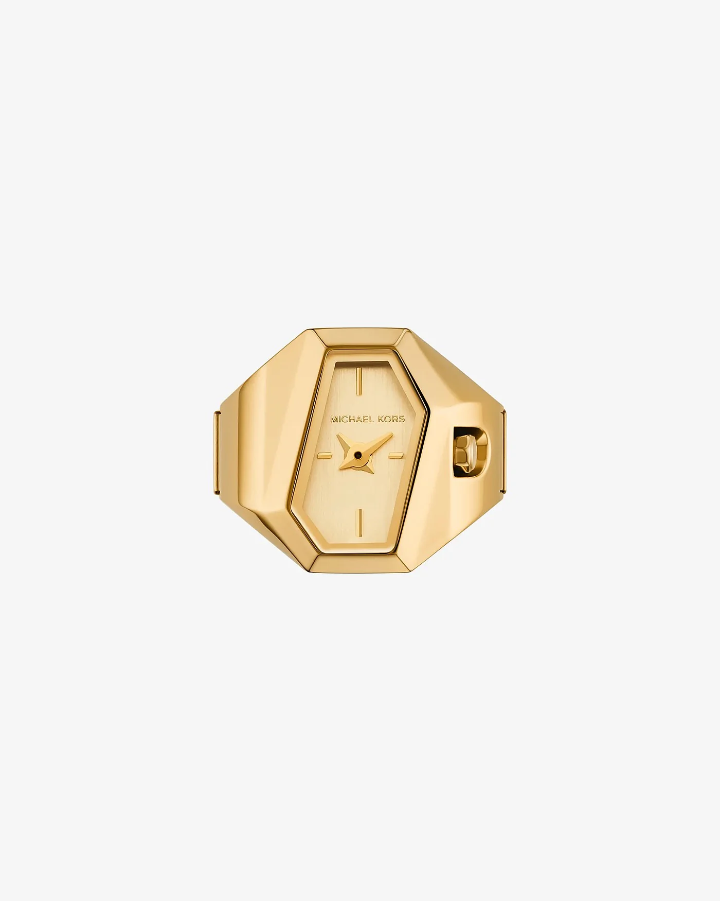 Женское кольцо-часы Michael Kors Suri золотистого цвета — 1