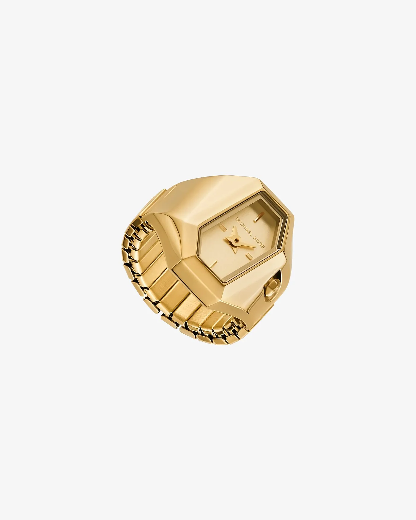 Женское кольцо-часы Michael Kors Suri золотистого цвета — 2