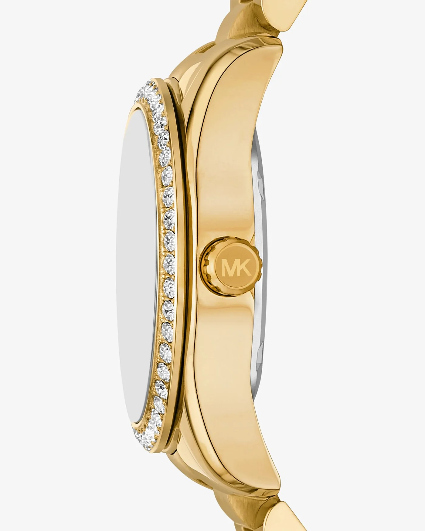 Часы Michael Kors Mini Lexington с паве, золотистые — 2