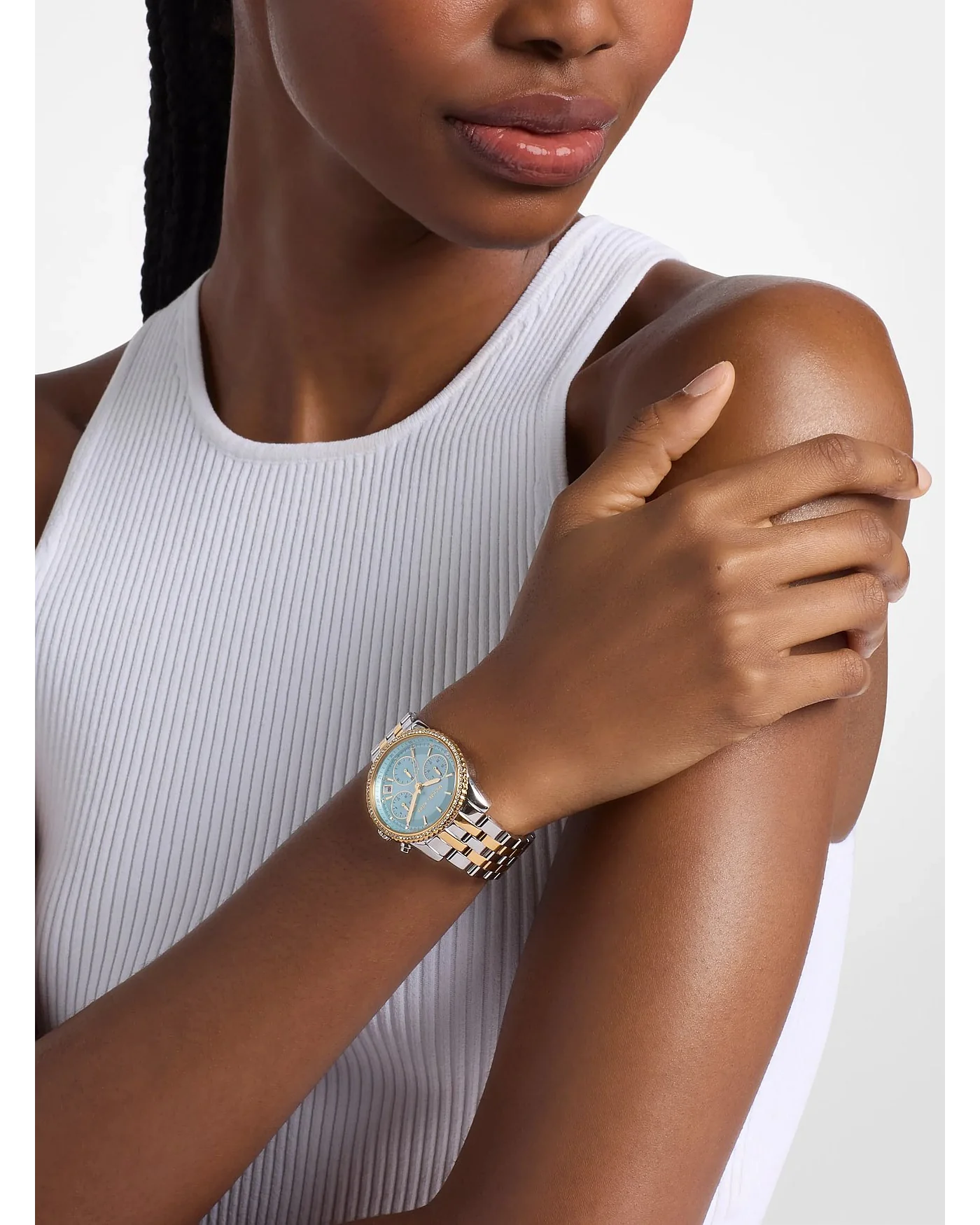Часы Michael Kors Bryant с паве, комбинированные — 6