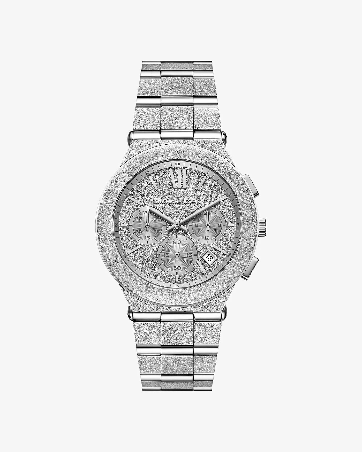 Часы Michael Kors Oversized Billie, серебристые — 1