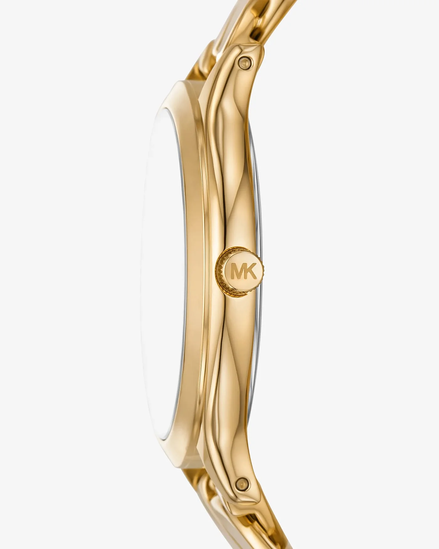 Часы Michael Kors Slim Runway на браслете, золотистые — 2