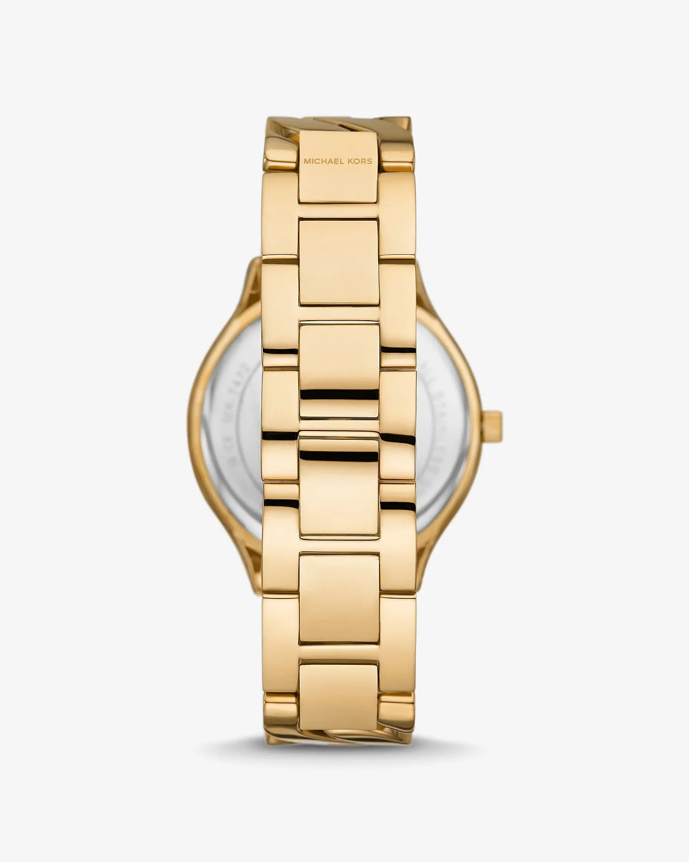 Часы Michael Kors Slim Runway на браслете, золотистые — 3