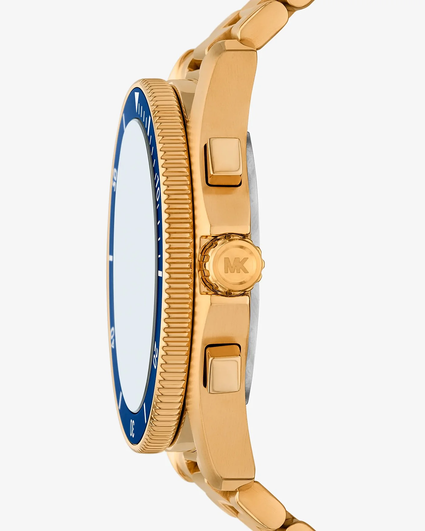 Мужские часы Michael Kors Oversized Maritime золотистого цвета — 2