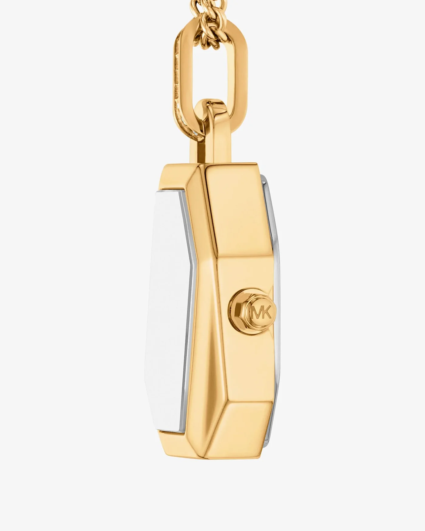 Женские часы-кулон Michael Kors Suri на цепочке золотистого цвета — 2