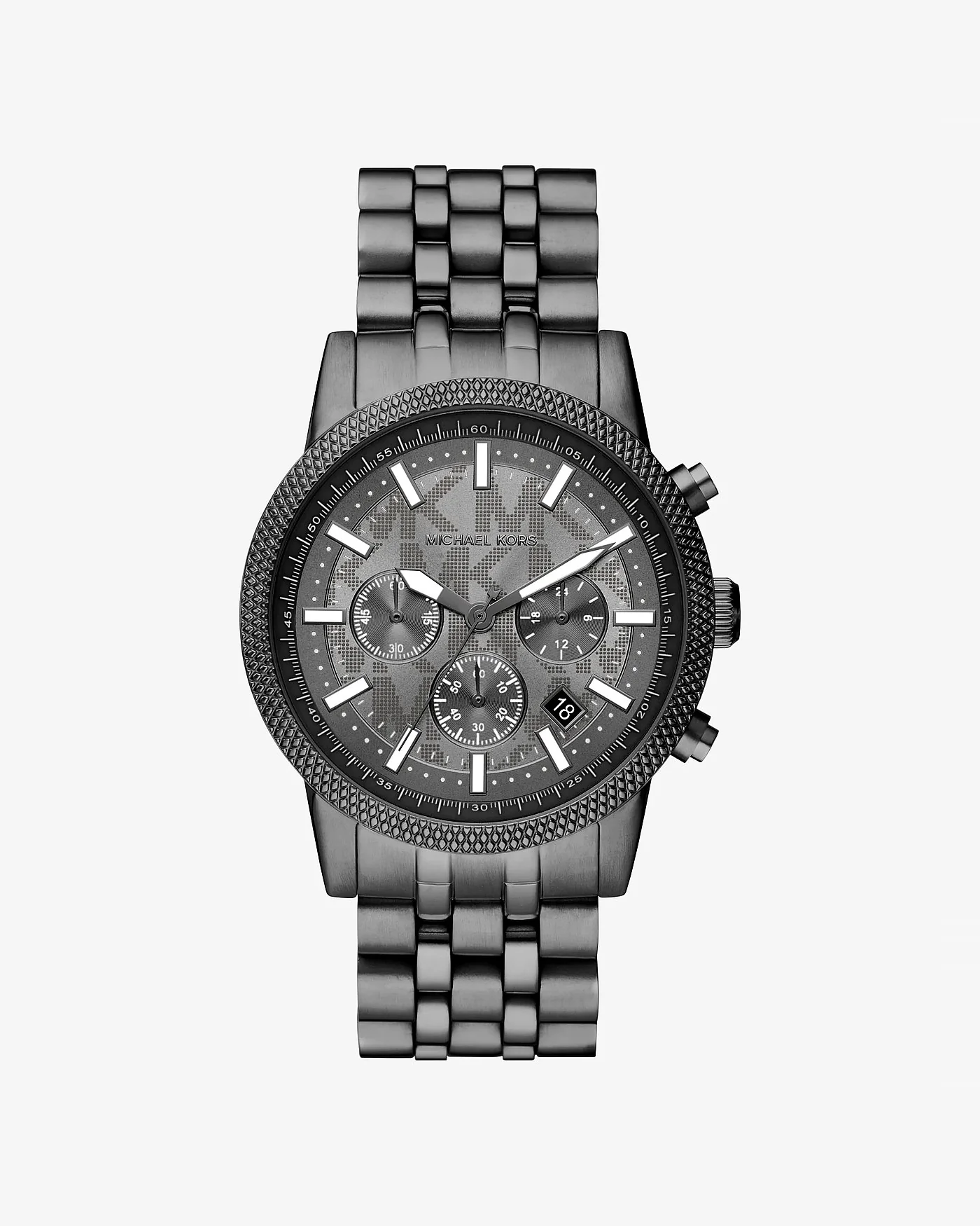 Часы Michael Kors Oversized Hutton Gunmetal — 1