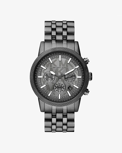 Часы Michael Kors Oversized Hutton Gunmetal