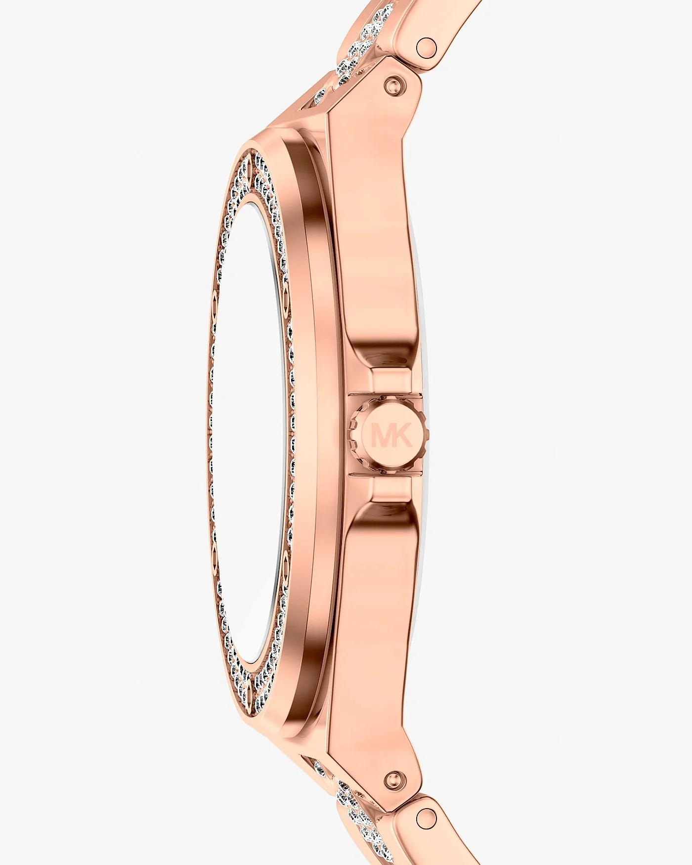 Наручные часы Michael Kors Lennox Pavé розово-золотистого тона (браслет) — 2