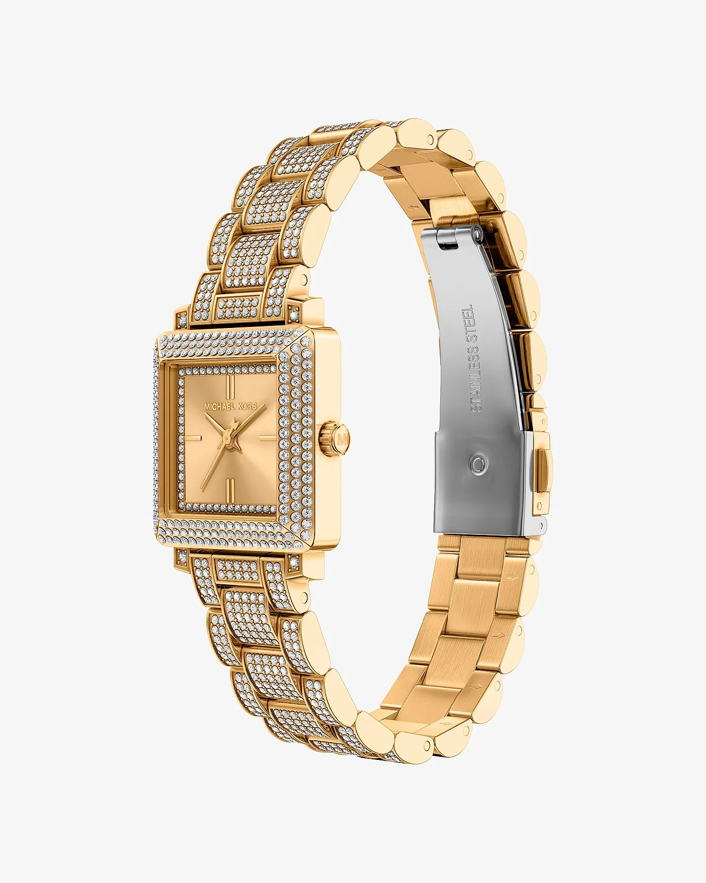 Наручные часы Michael Kors Petite Gwynn Pavé золотистого тона — 5