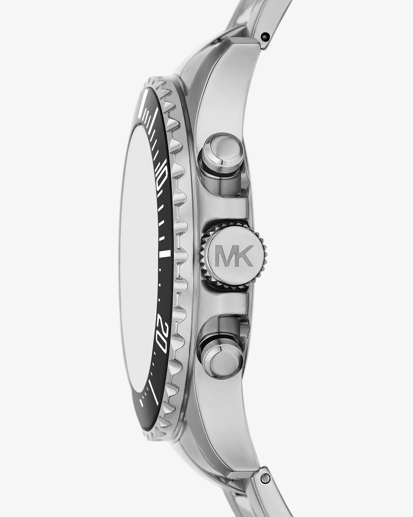 Наручные часы Michael Kors Овёрсайз Everest серебристого тона — 2