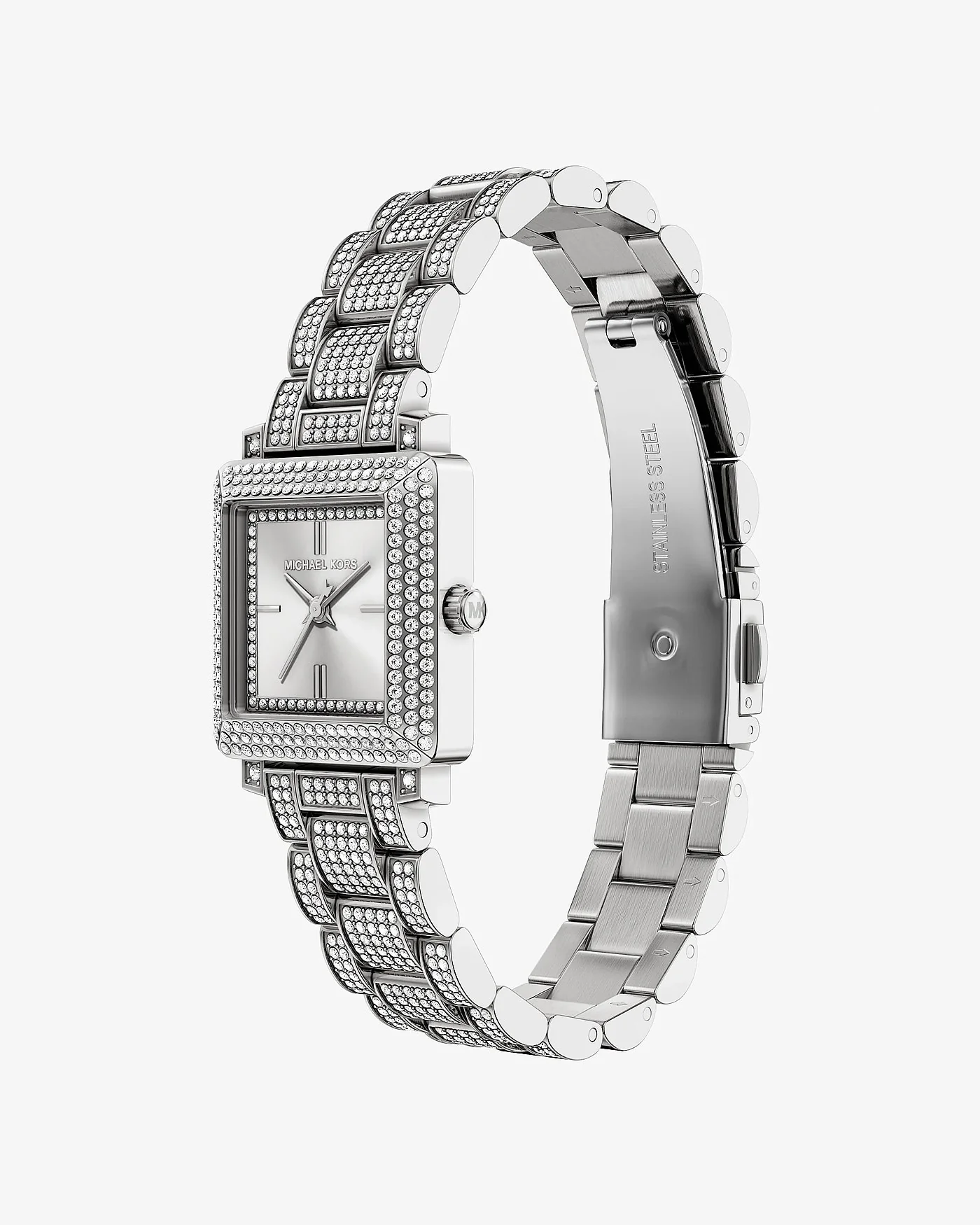Наручные часы Michael Kors Petite Gwynn Pavé серебристого тона — 5