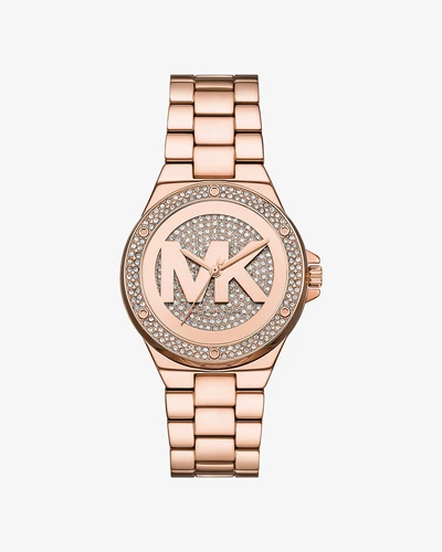 Наручные часы Michael Kors Lennox Pavé розово-золотистого тона