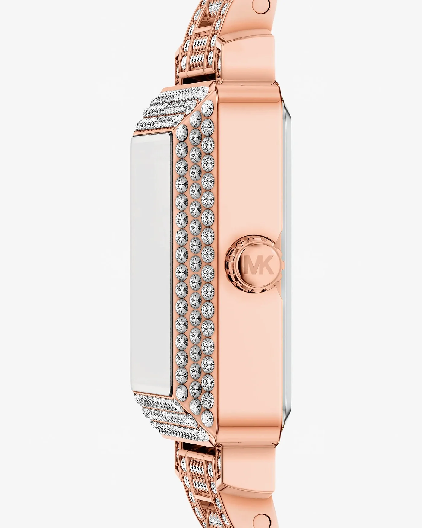 Наручные часы Michael Kors Petite Gwynn Pavé розово-золотистого тона — 2