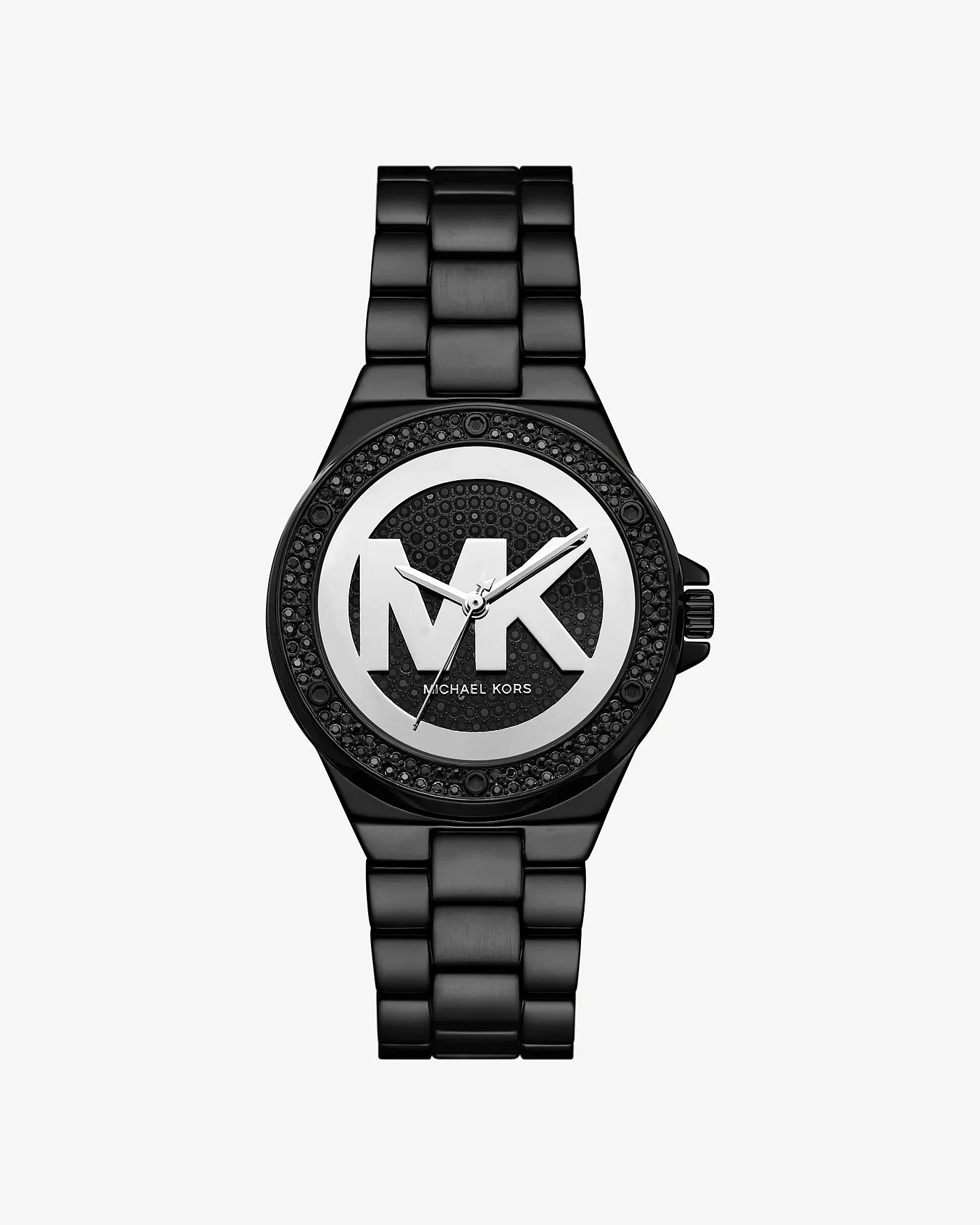 Наручные часы Michael Kors Lennox Pavé с чёрным покрытием — 1