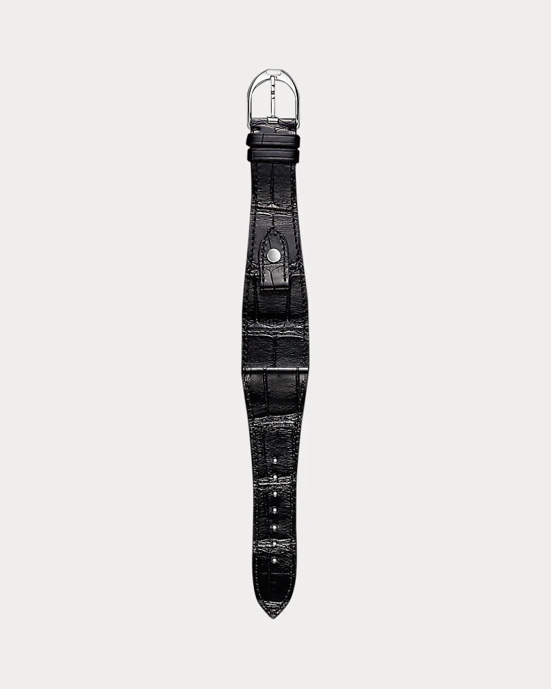 Ремешок для часов Stirrup из кожи аллигатора, большой размер — 1