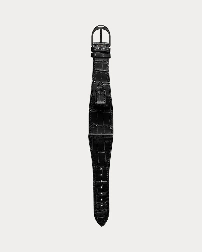 Ремешок для часов Stirrup из кожи аллигатора, большой размер — 1