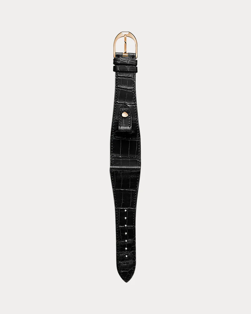 Ремешок для часов Stirrup из кожи аллигатора, большой размер — 1