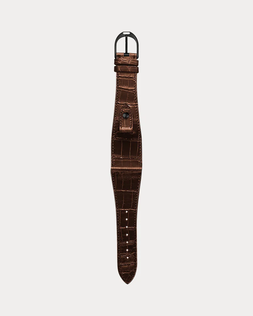 Ремешок для часов Stirrup из кожи аллигатора, большой размер — 1