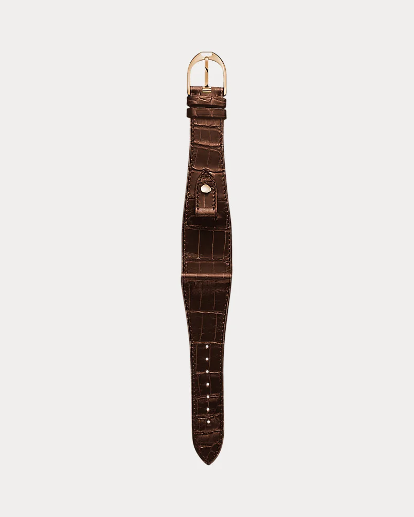 Ремешок для часов Stirrup из кожи аллигатора, большой размер — 1