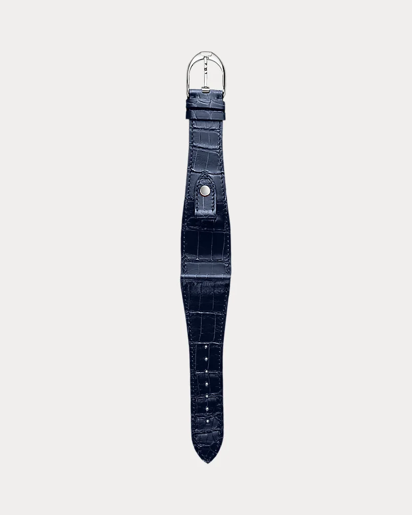 Ремешок для часов Stirrup из кожи аллигатора, большой размер — 1