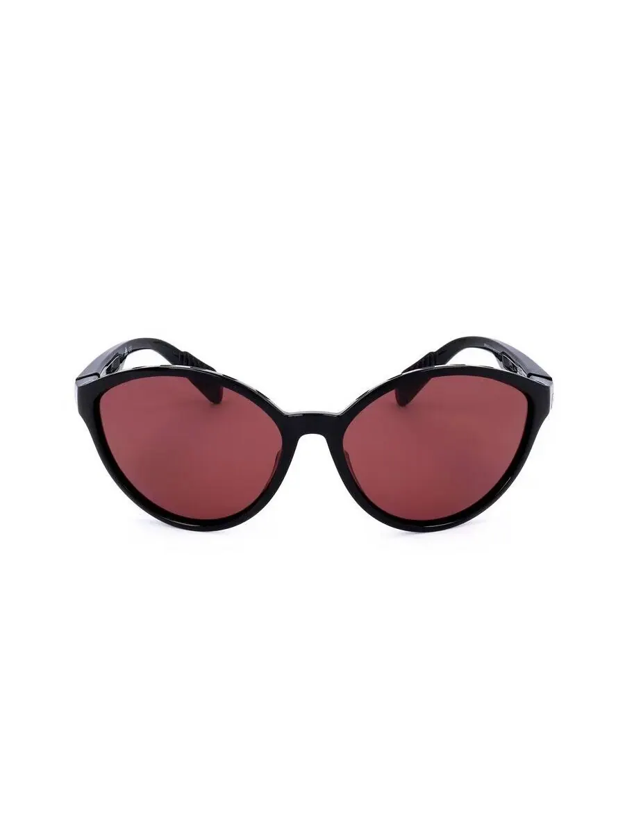 Женские солнцезащитные очки Adidas Cat Eye черного цвета SP0012-82D-2