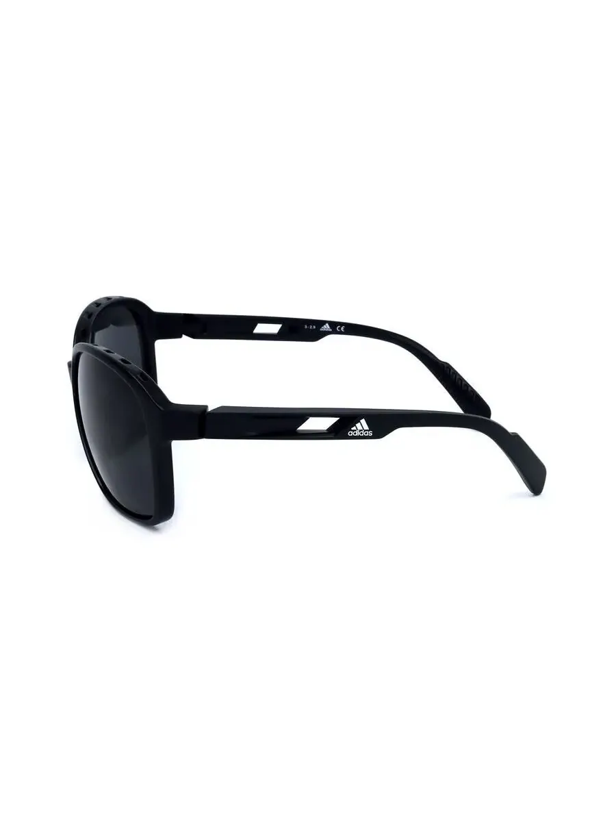 Женские черные круглые солнцезащитные очки Adidas SP0013-01A-1 — изображение 3 из 3, черный