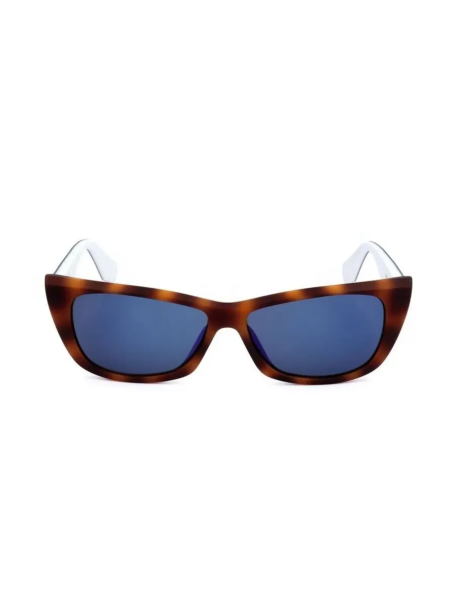 Женские коричневые солнцезащитные очки Adidas Cat Eye OR0027
