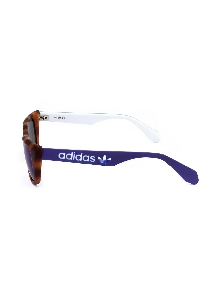 Женские коричневые солнцезащитные очки Adidas Cat Eye OR0027 — изображение 3 из 3, синий