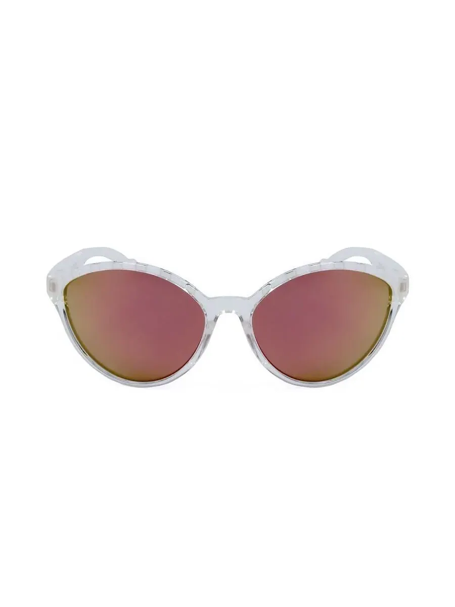 Женские белые солнцезащитные очки Adidas Cat Eye SP0012