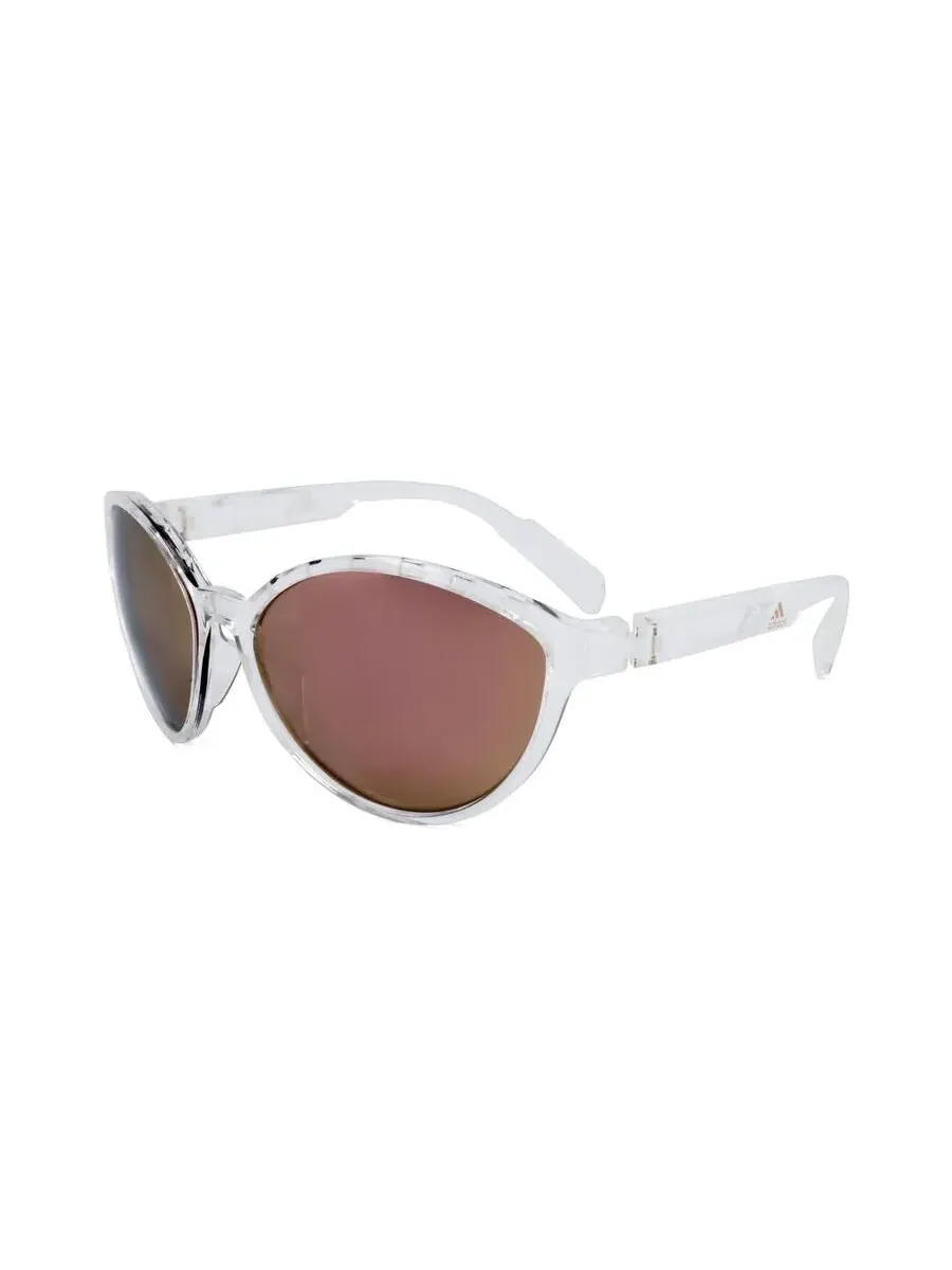 Женские белые солнцезащитные очки Adidas Cat Eye SP0012 — изображение 2 из 3, коричневый