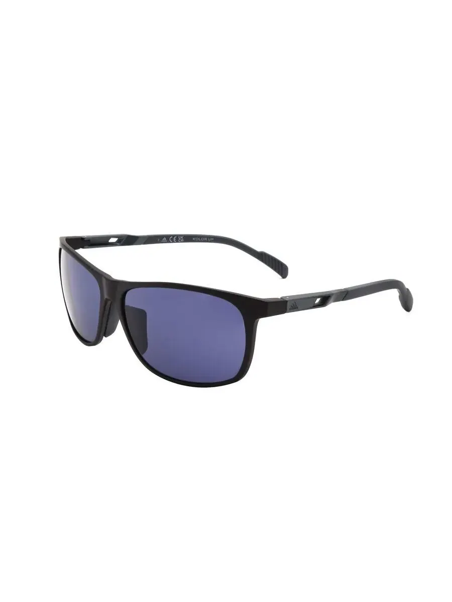 Мужские черные солнцезащитные очки Adidas Navigator SP0061-02N — изображение 2 из 3, синий