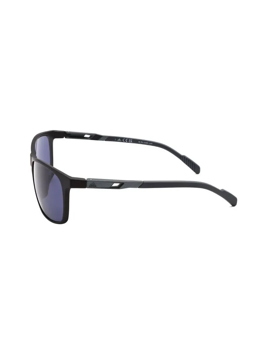Мужские черные солнцезащитные очки Adidas Navigator SP0061-02N — изображение 3 из 3, синий