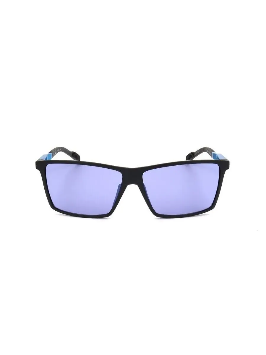 Мужские круглые солнцезащитные очки Adidas синие SP0058-02V-1