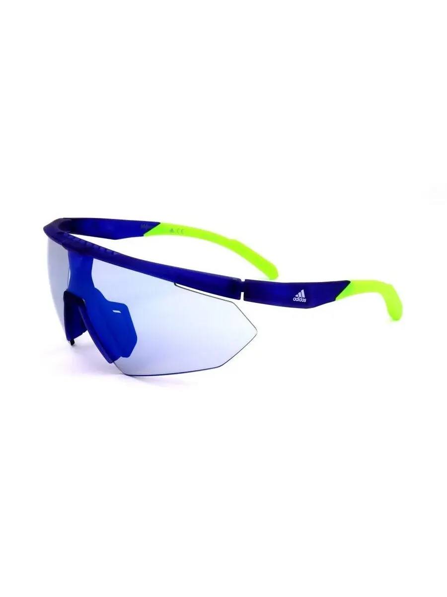 Мужские солнцезащитные очки Adidas Blue Shield SP0015 — изображение 2 из 3, синий