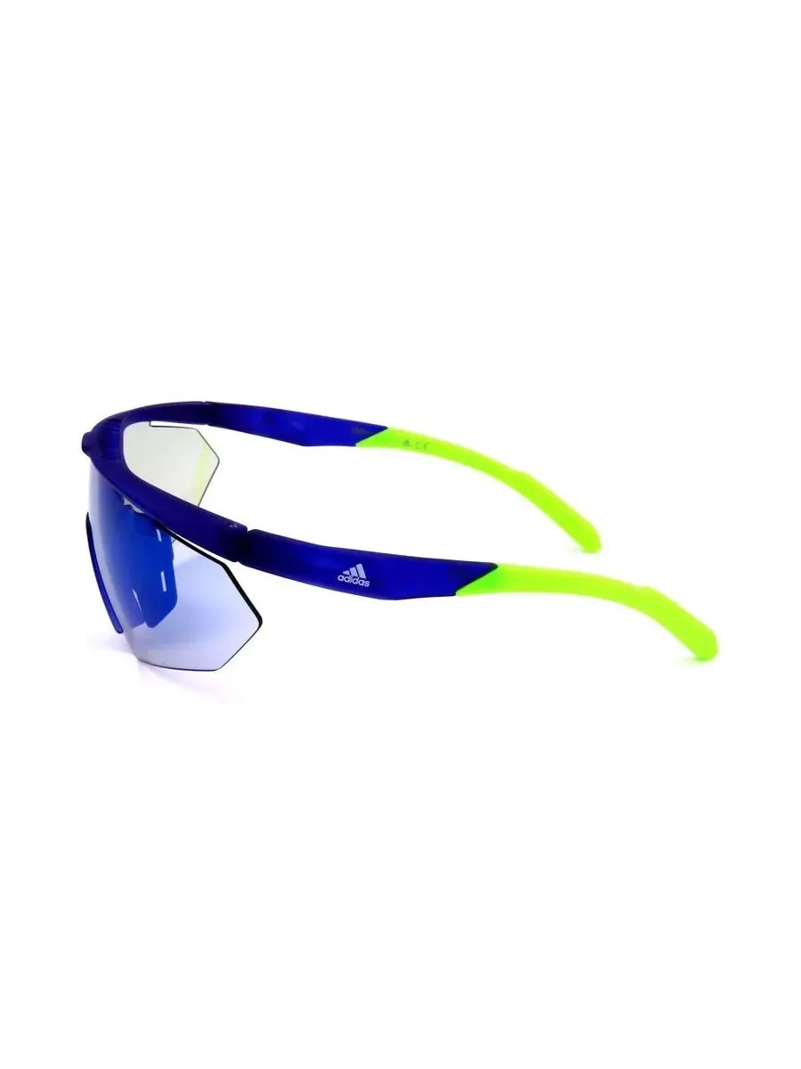 Мужские солнцезащитные очки Adidas Blue Shield SP0015 — изображение 3 из 3, синий