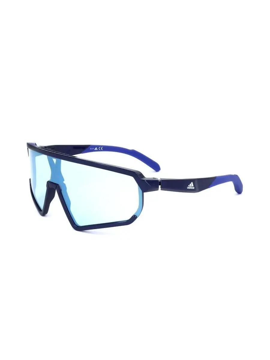 Мужские солнцезащитные очки Adidas Blue Shield SP0017-02E-4 — изображение 2 из 3, синий