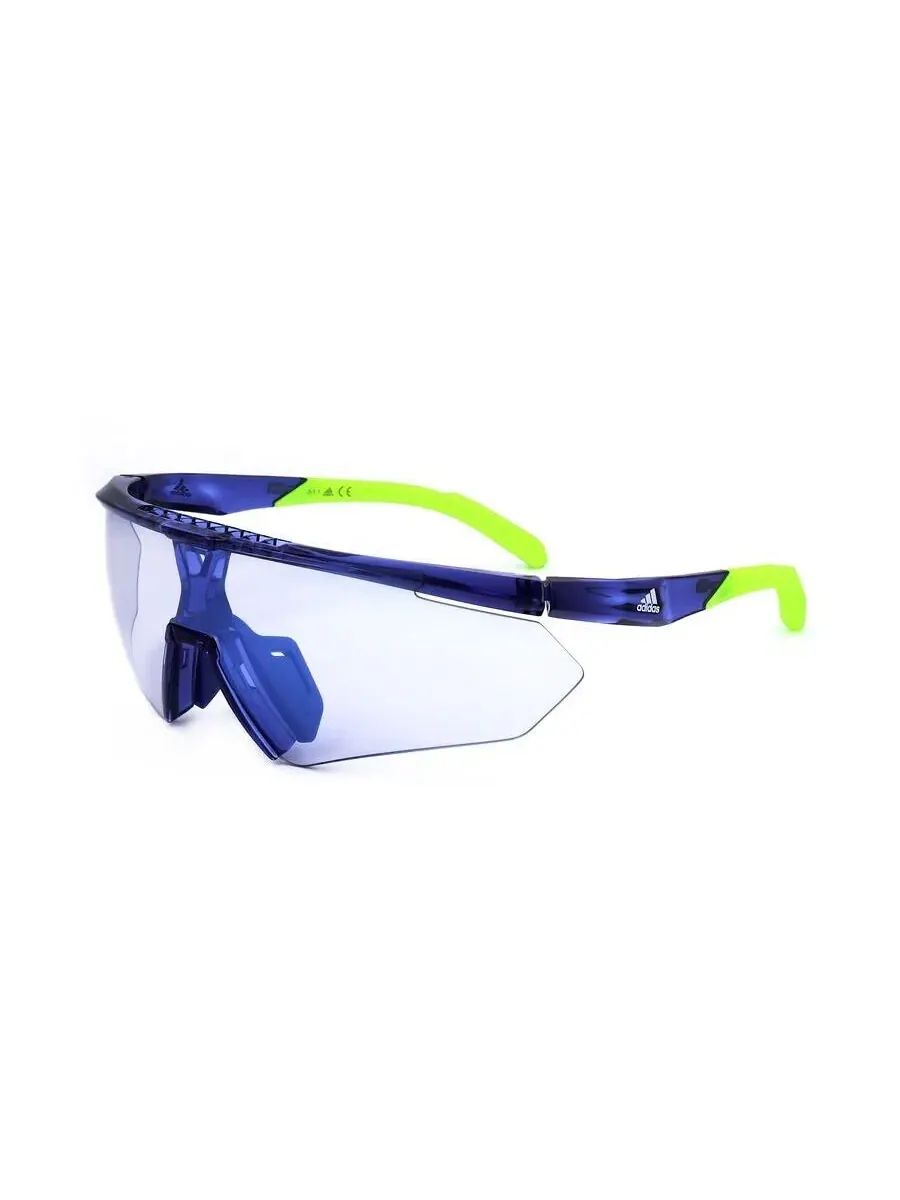 Мужские солнцезащитные очки Adidas Blue Shield SP0027-91X-2 — изображение 2 из 3, синий